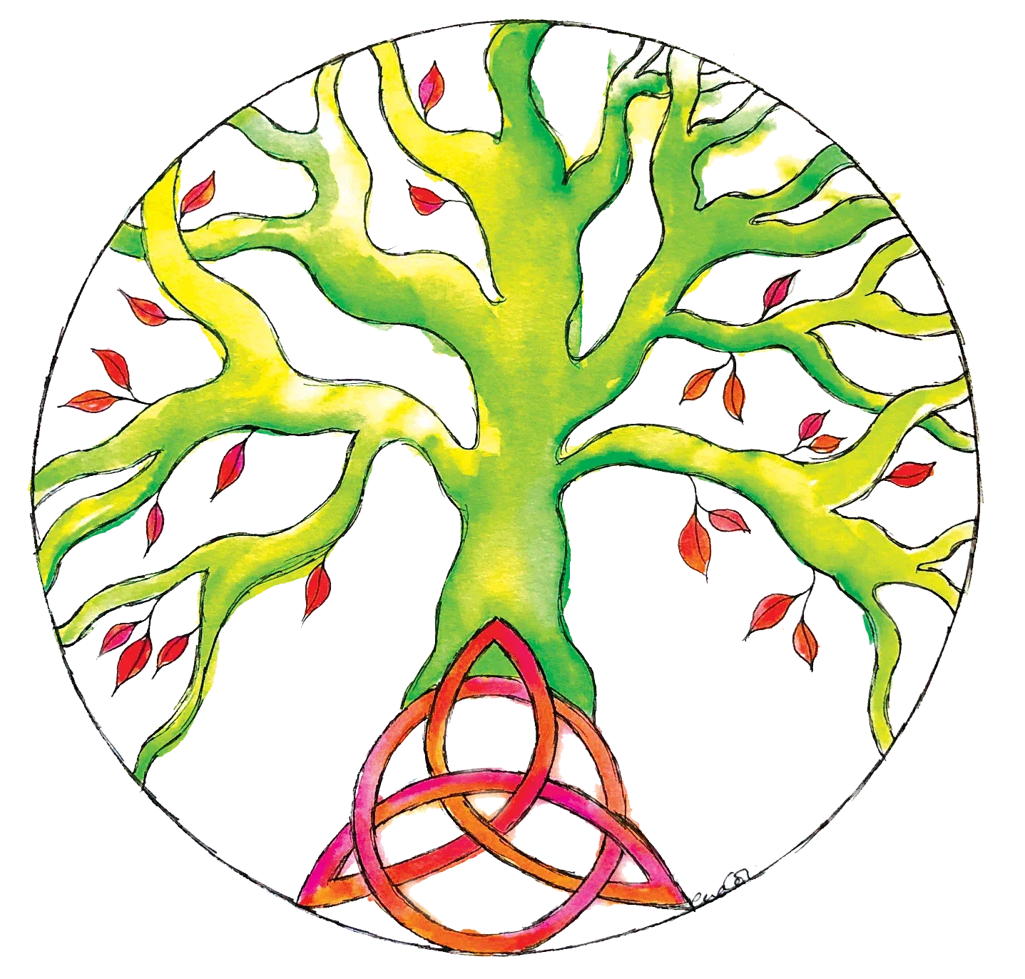 Tree Of Life In Colors